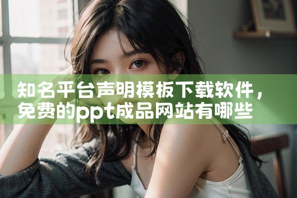 知名平台声明模板下载软件|P站专业版